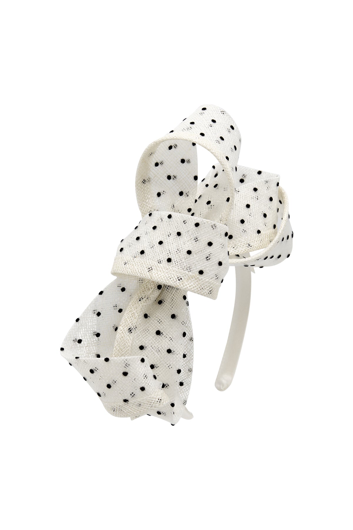 Sadie Fascinator Ivory White