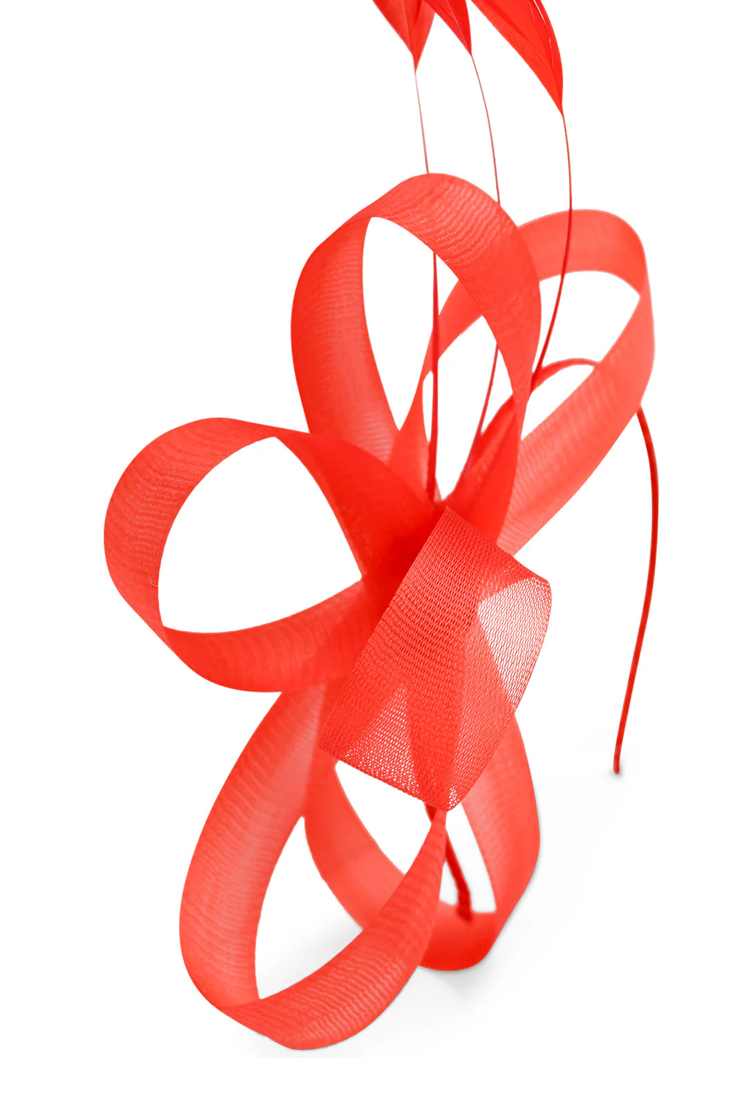 Nyla Fascinator Red - Accessory - Morgan and Taylor