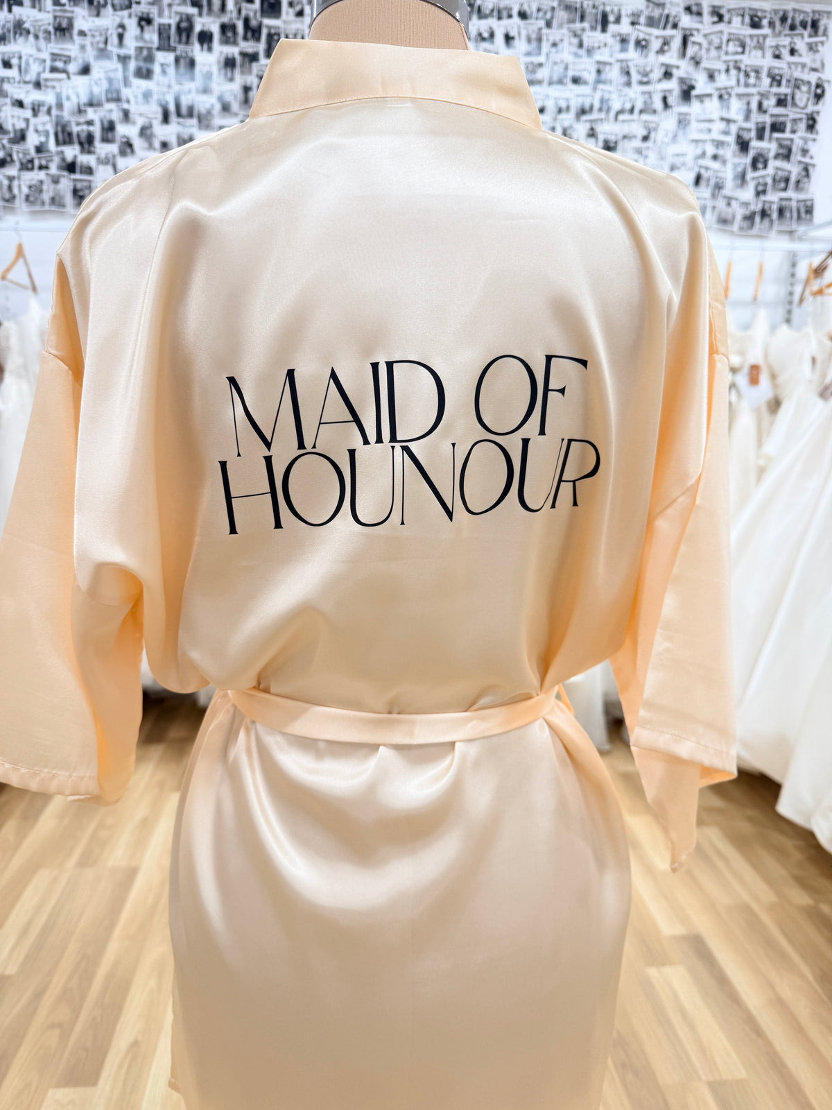Maid of Honour Satin Robe