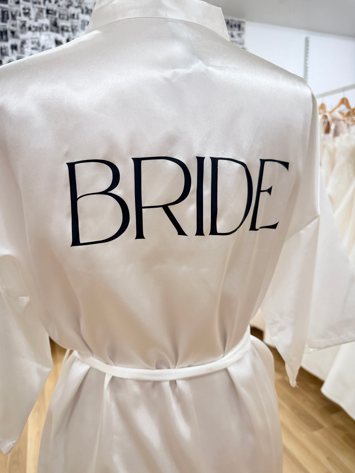 Bride Satin White Robe