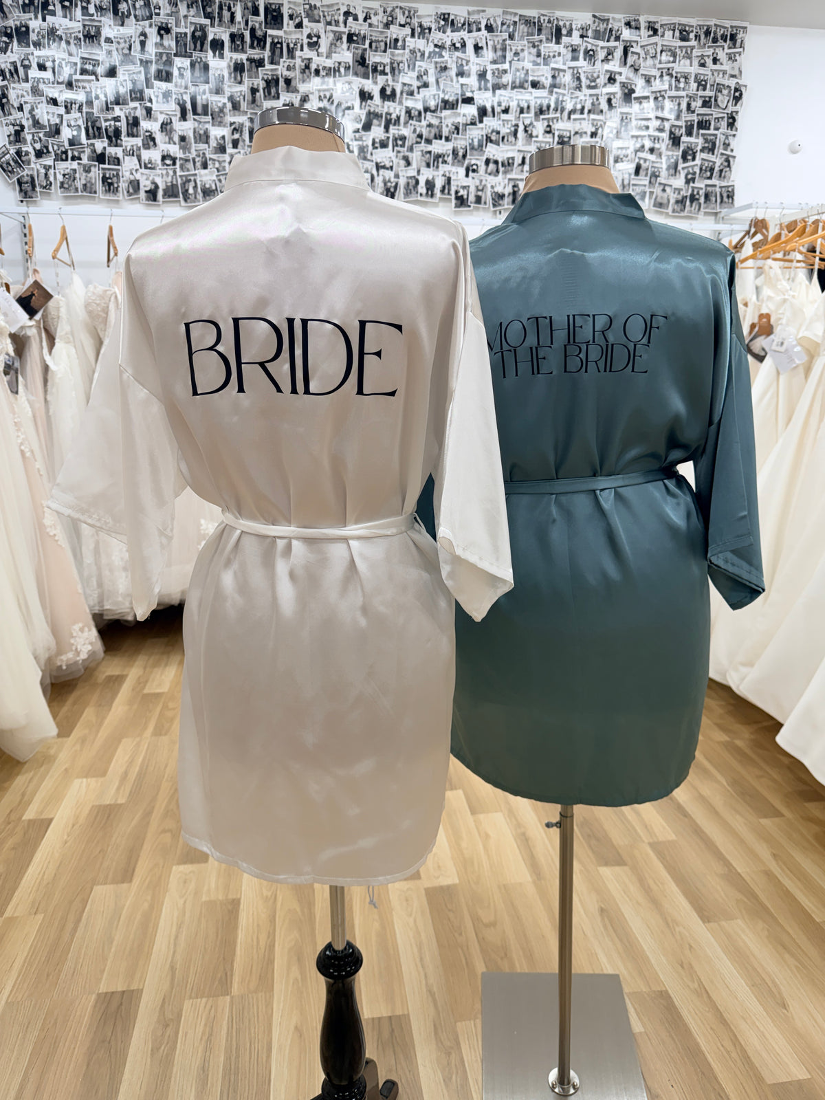 Bride Satin White Robe