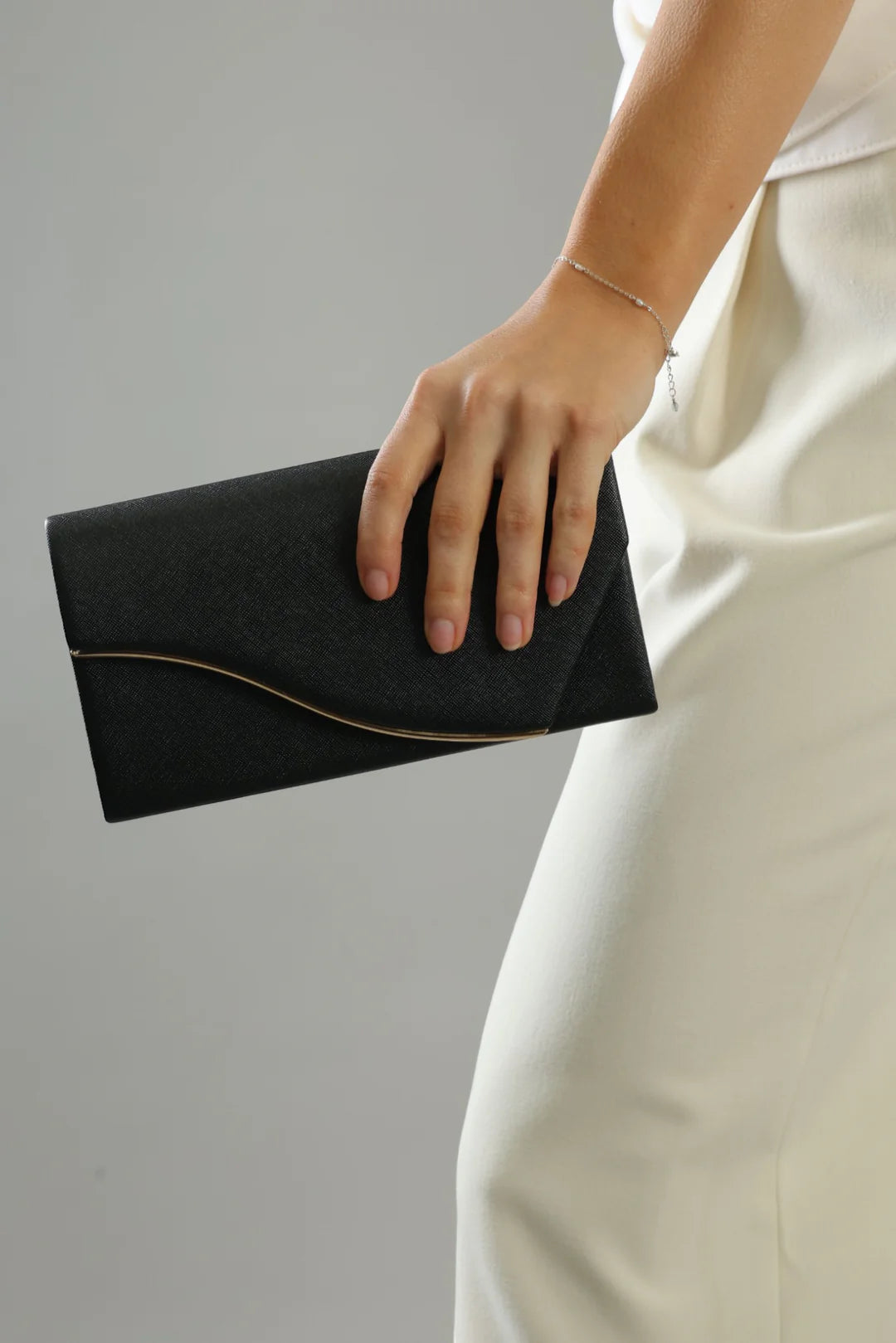 Jordana Clutch Black - Accessory - Morgan and Taylor