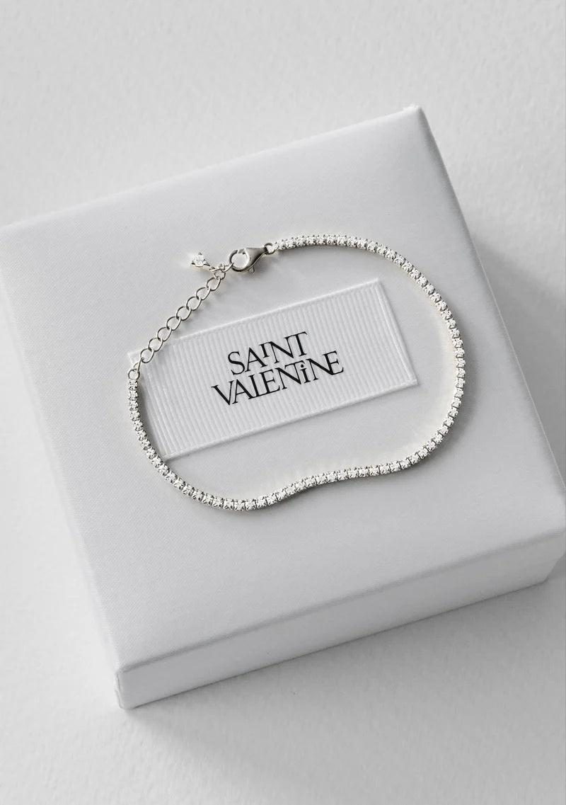 Palais Fine Tennis Bracelet - Silver