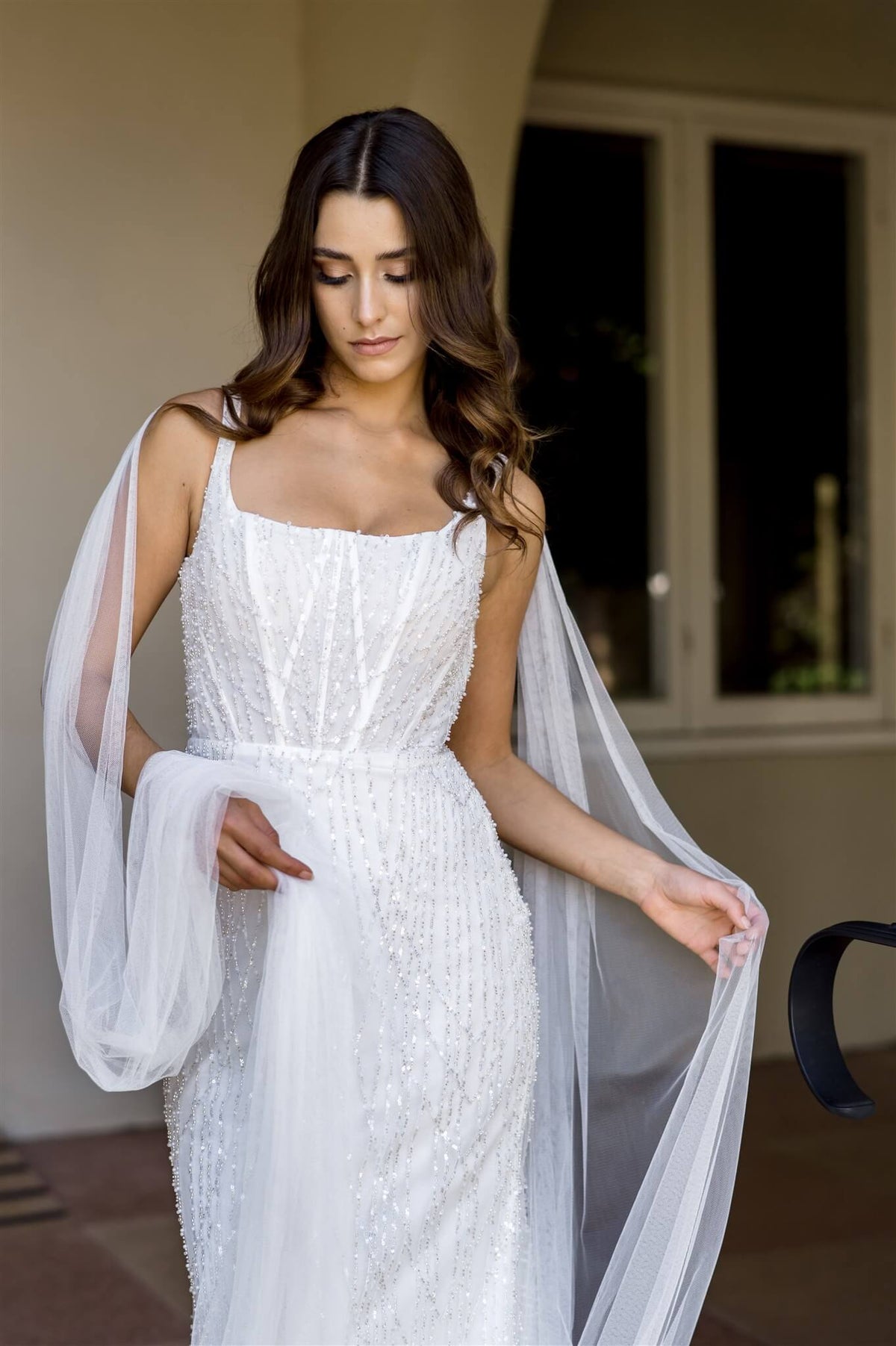 Paloma 98inch Silk Tulle Wings