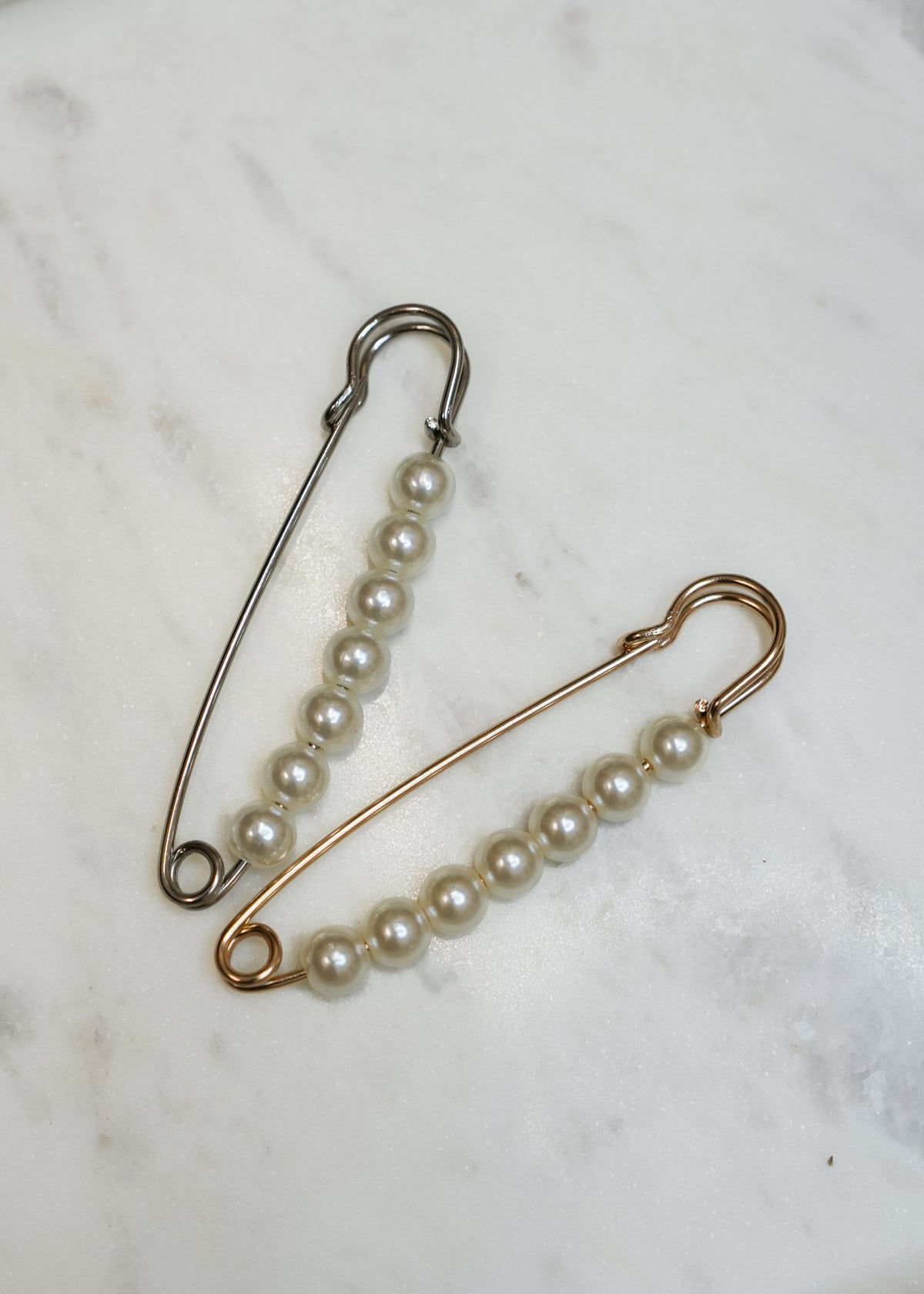 Pearl Wedding Gown Train Bustle Pin - Accessory - Honey Fawn