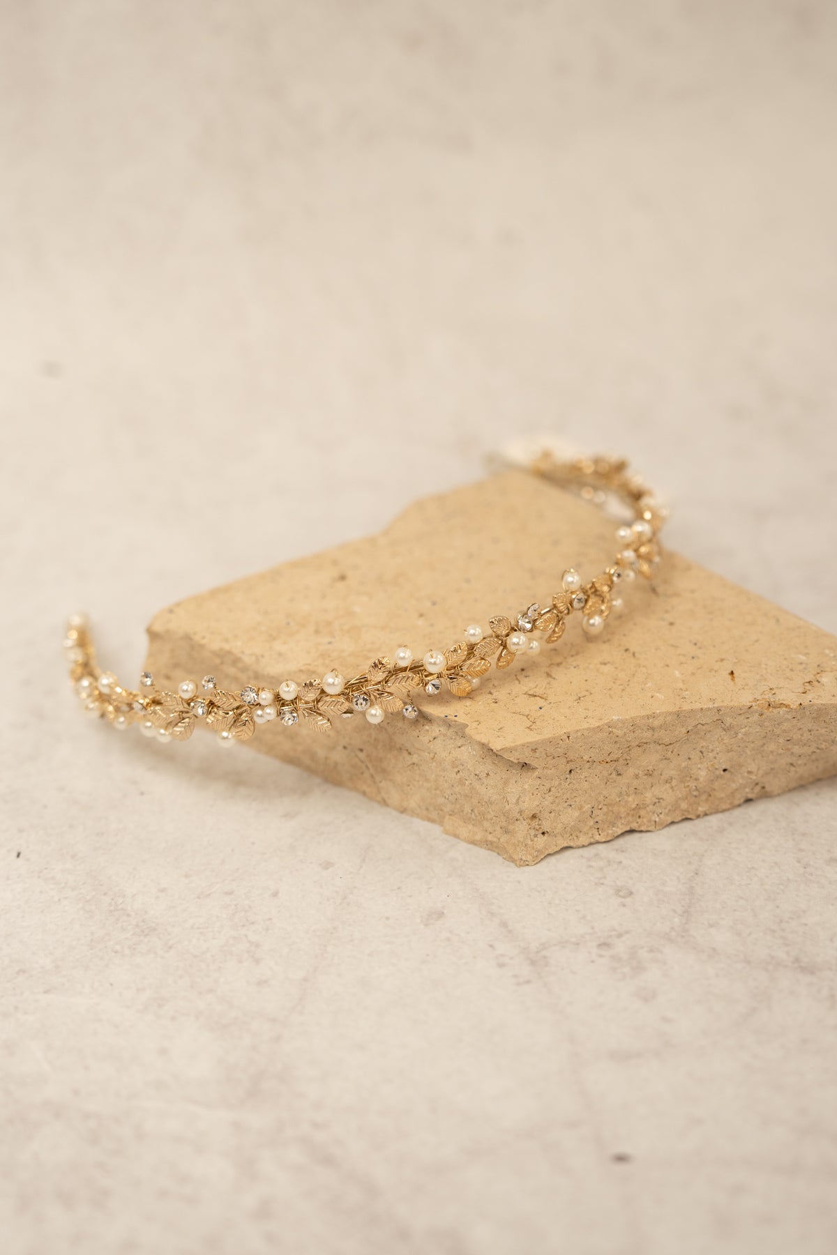 Pearl & Vine Head Band Single Row - Accessory - Windsor Bridal Jewellery