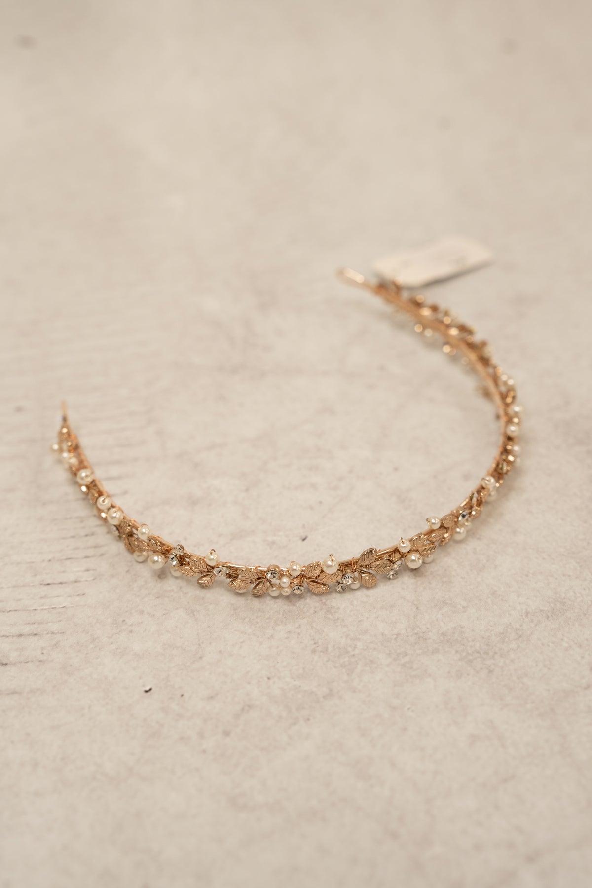 Pearl & Vine Head Band Single Row - Accessory - Windsor Bridal Jewellery