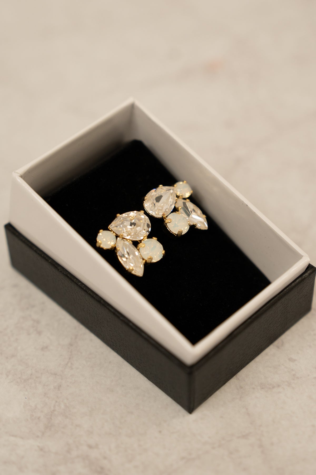 Amalfi Earring - Opal and Swarovski - Jewellery - Windsor Bridal Jewellery