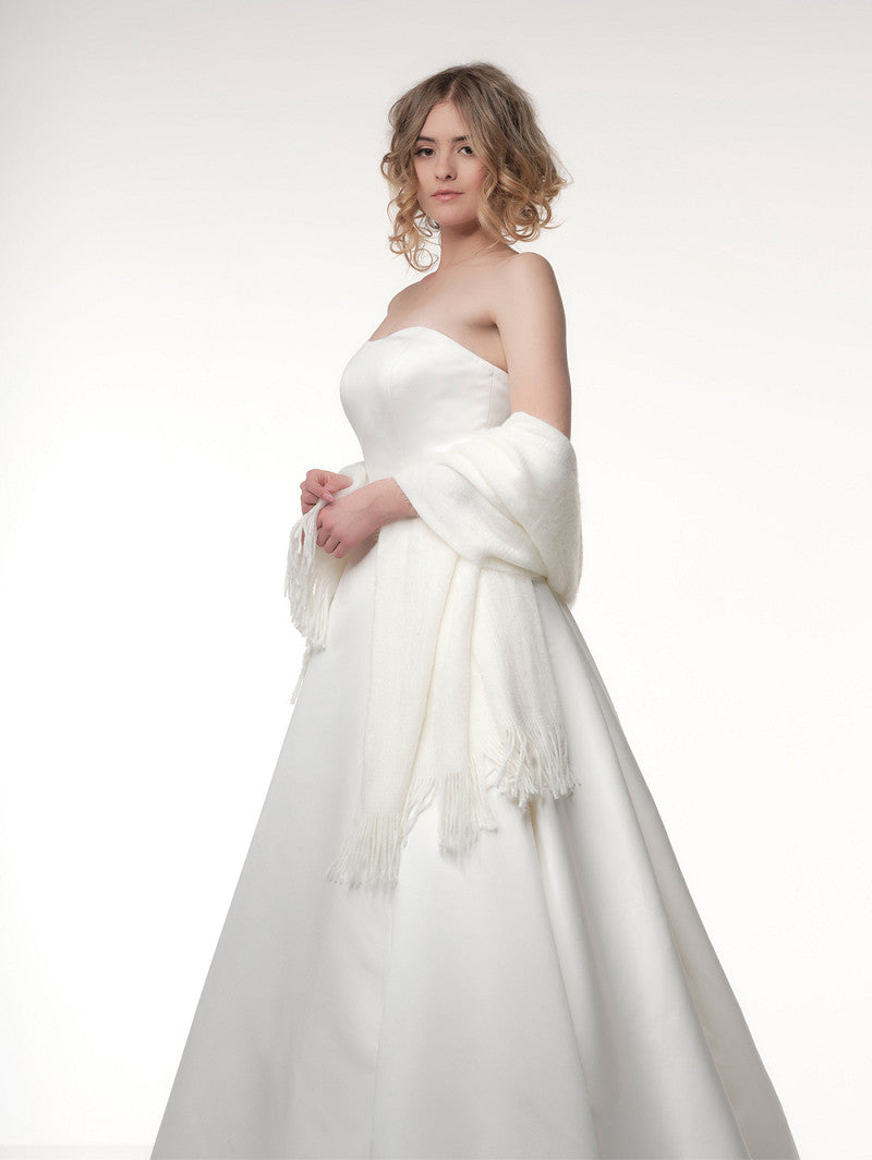 Bridal Knitted Stole - Accessory - POIRIER