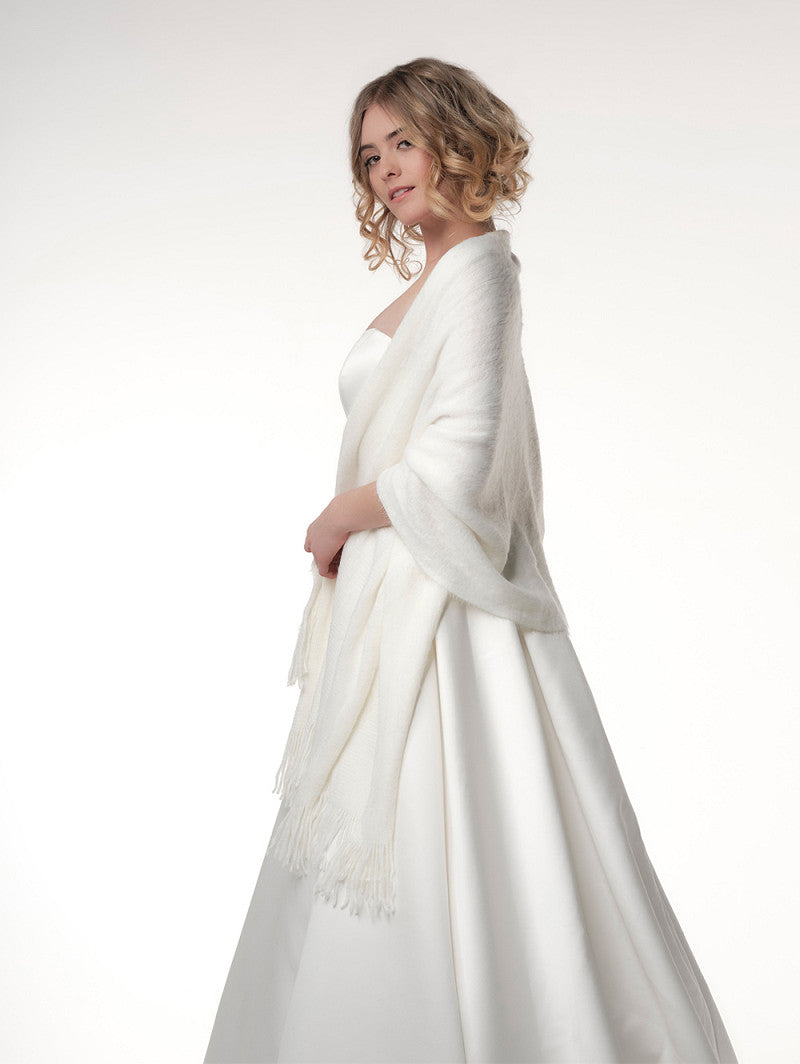 Bridal Knitted Stole - Accessory - POIRIER