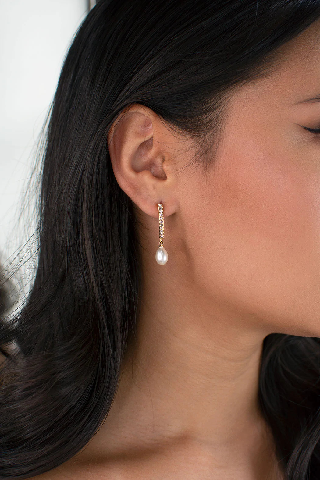 Audelia Pearl Drop Earring - Honey Fawn Boutique