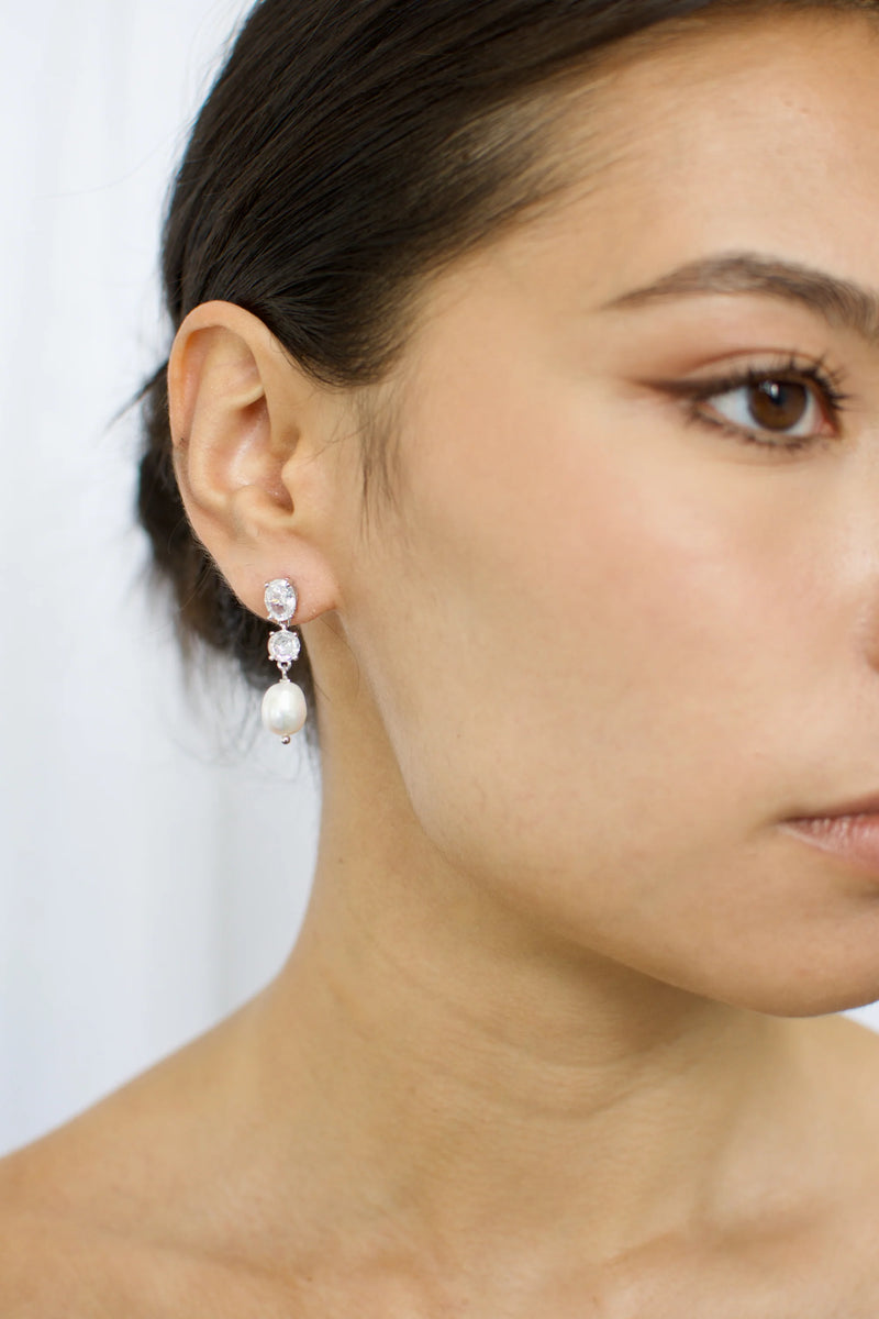 Pandora Freshwater Drop Pearl Earring - Jewellery - Windsor Bridal Jewellery