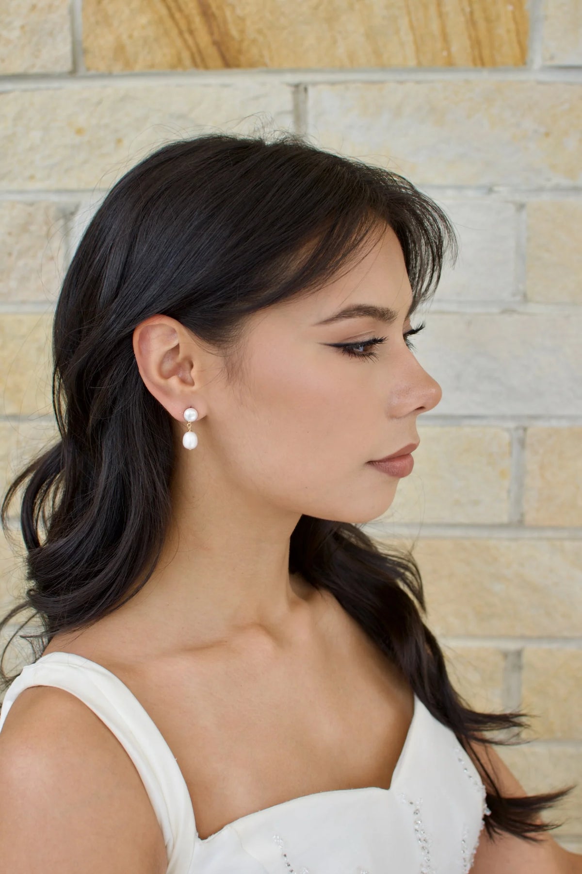 Sia Fresh Water Pearl Earring - Jewellery - Windsor Bridal Jewellery
