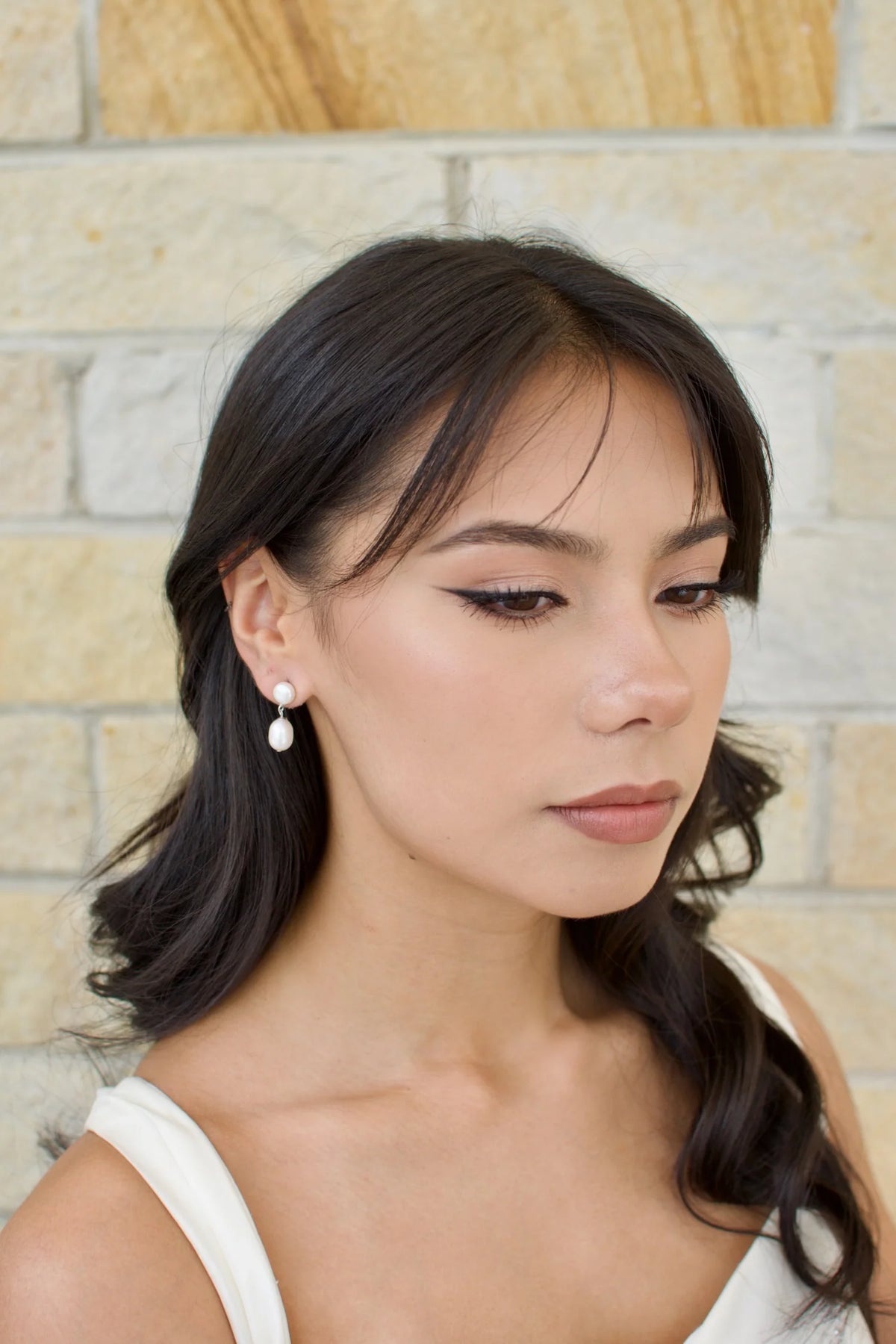 Sia Fresh Water Pearl Earring - Jewellery - Windsor Bridal Jewellery