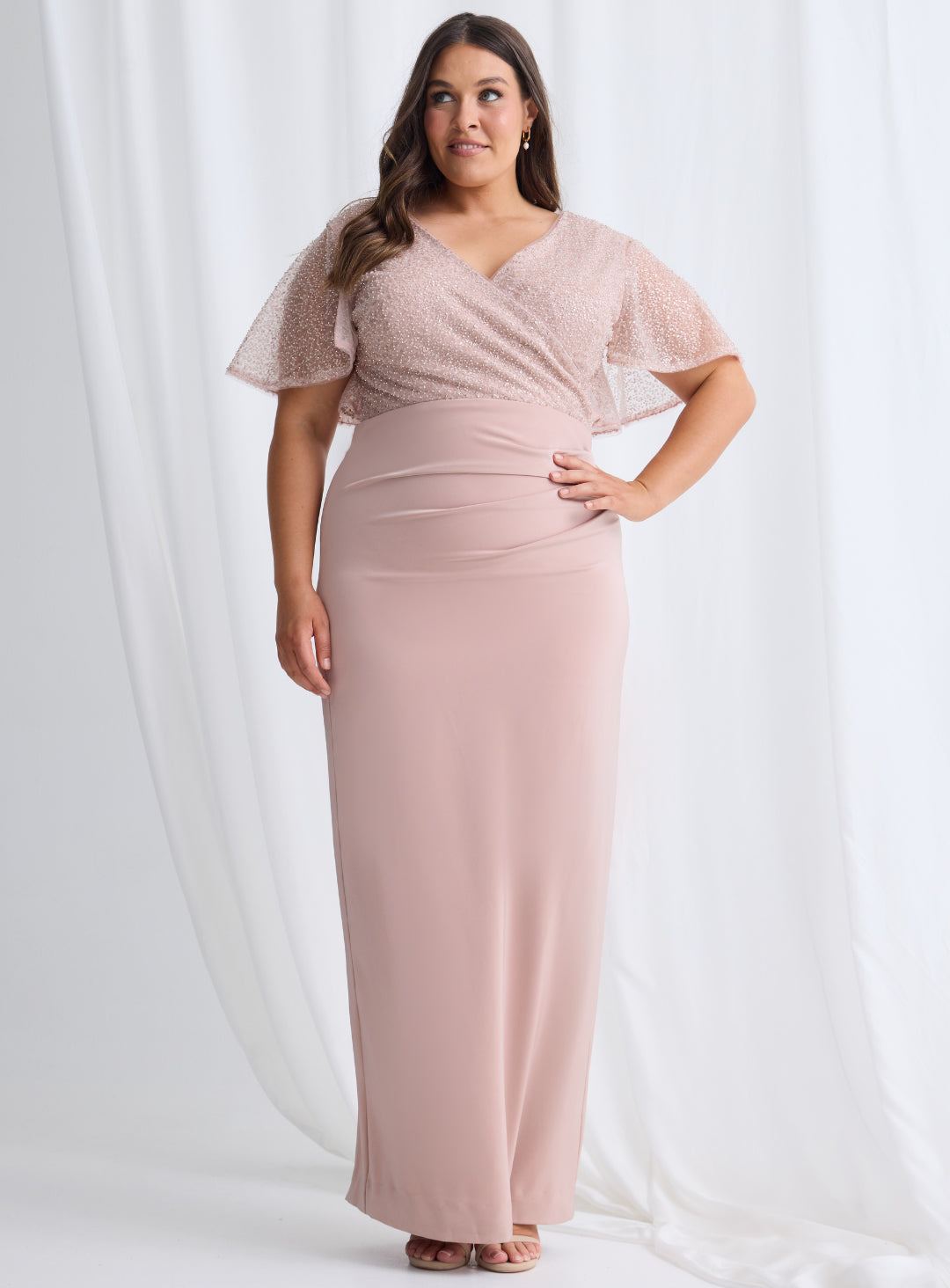 Joyce Beaded Pencil Skirt - Dress - Trellis Lane