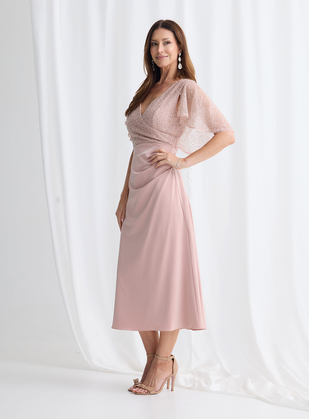 Joyce Flared Midi - Dress - Trellis Lane