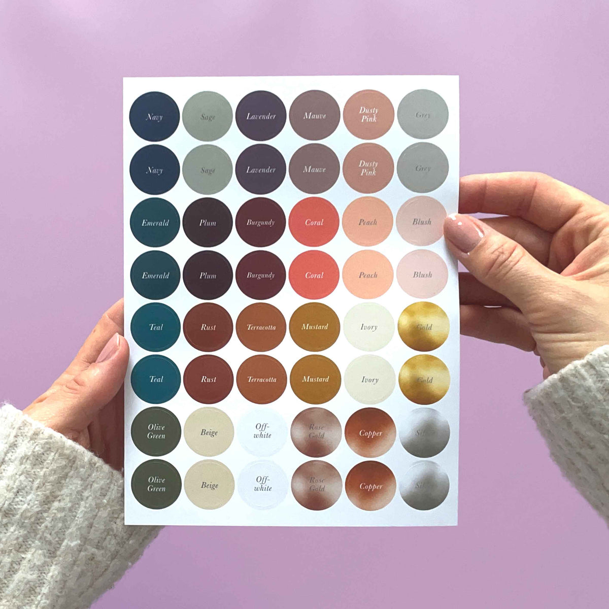 Wedding Planner Sticker Pack (3 Sheets) - Giftware - Blush and Gold