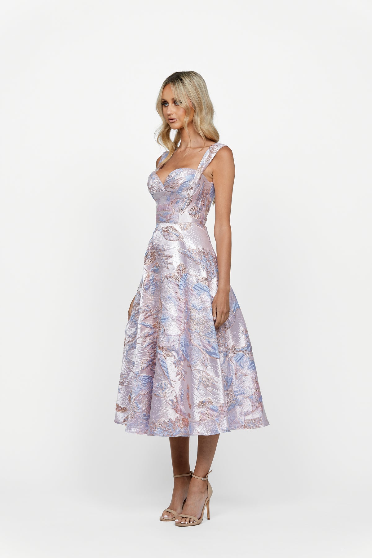 Cassie Cap Sleeve Bustier A-line - Dress - Bariano