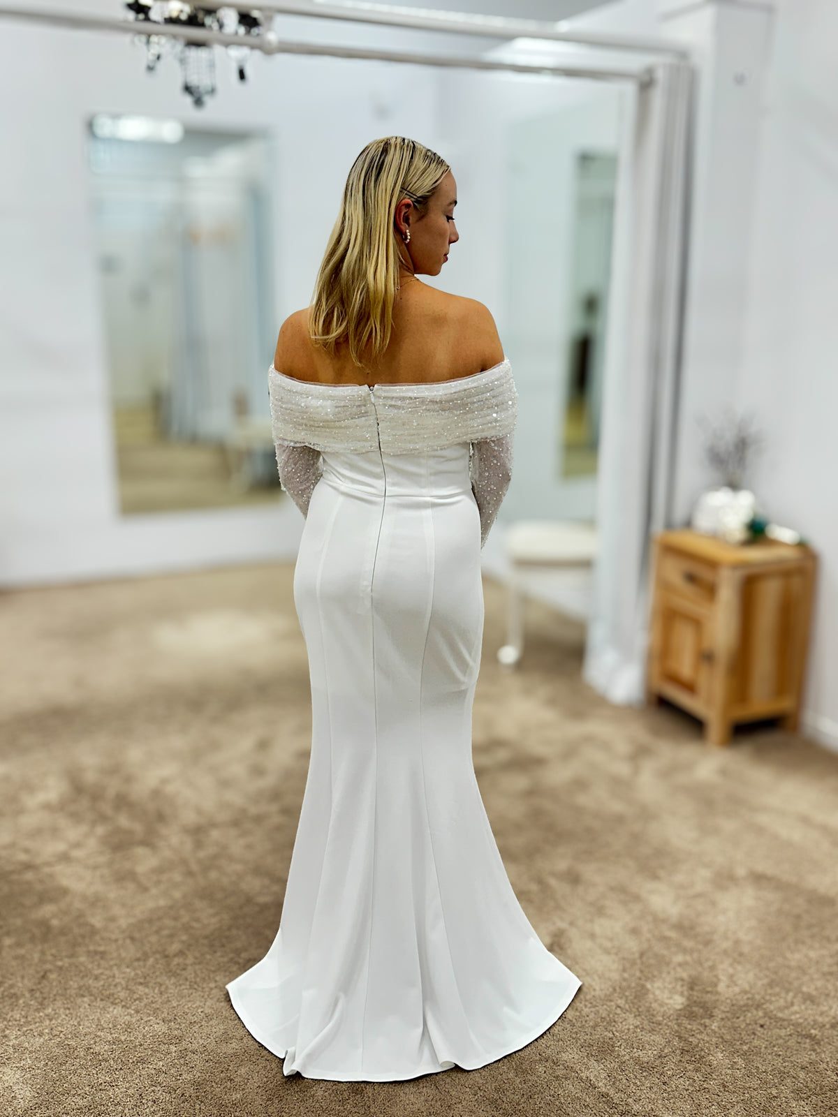Kiara Long Sleeve Gown - Dress - Bariano