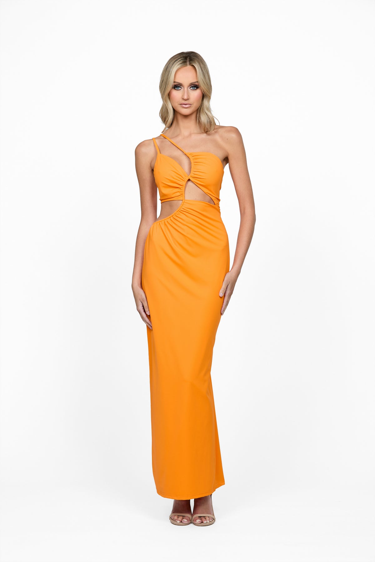Lilibet Asymmetric Cut Out Maxi - Dress - Bariano