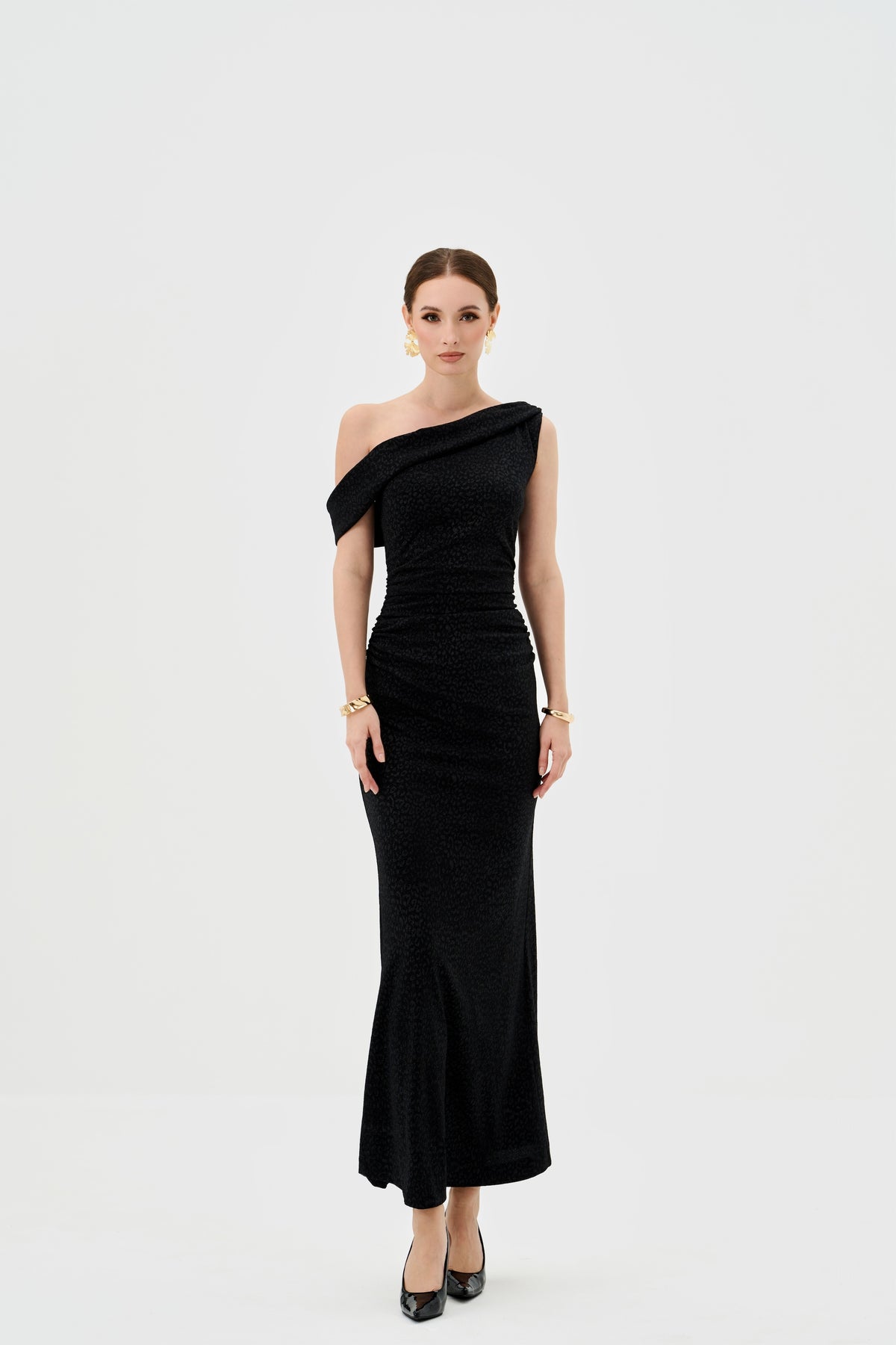 Thaliah Drape Off Shoulder Maxi - Dress - Bariano