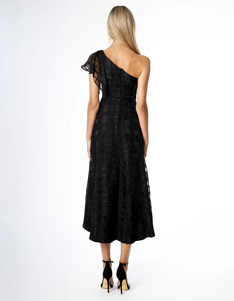 Zilpah One Shoulder A-line Midi - Dress - Bariano