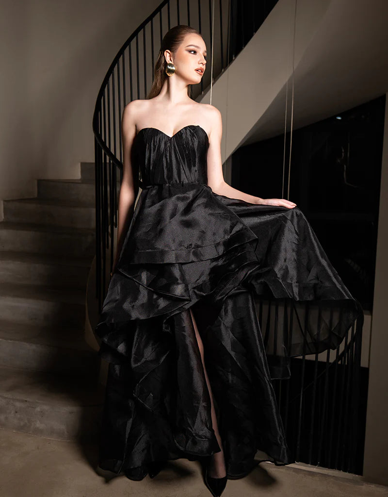 Adelaide Strapless Hi Lo Gown - Dress - Bariano