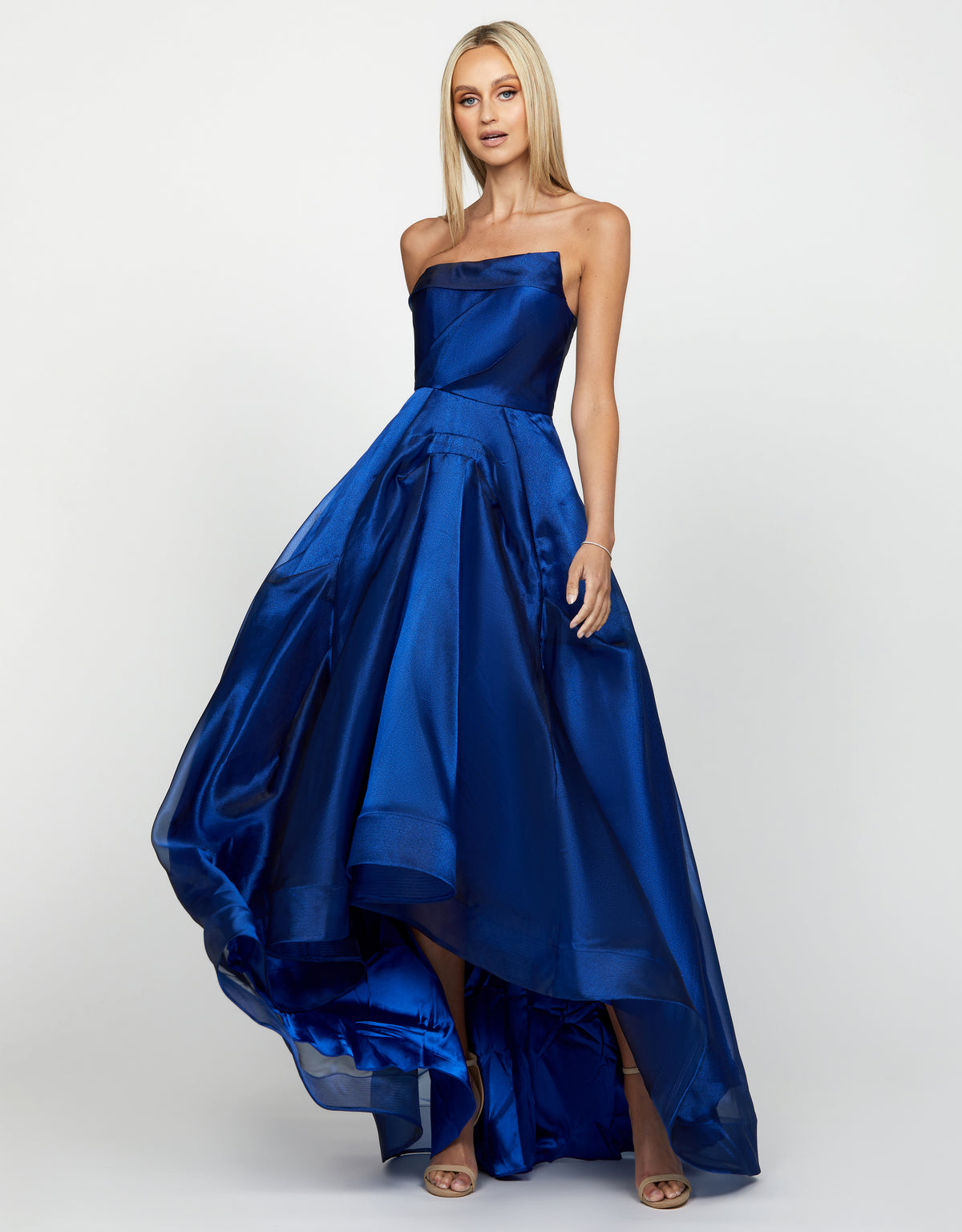 Indi High-Low Ballgown Navy - Dress - Bariano