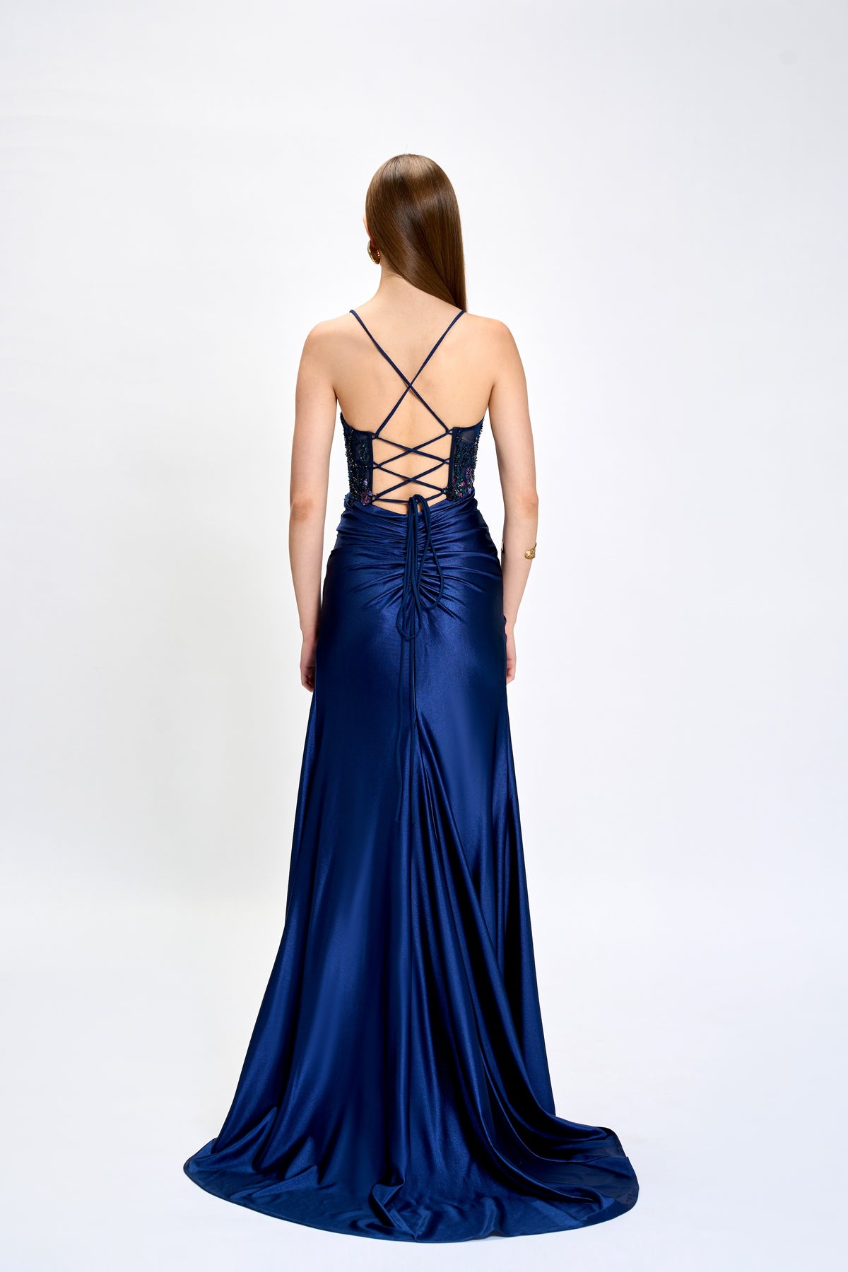 Nahdia Beaded Sequin Gown - Dress - Bariano