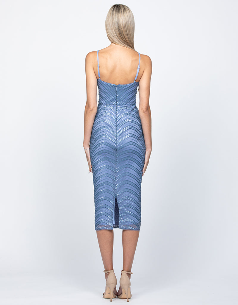 Perla Scoop Neck Midi - Dress - Bariano