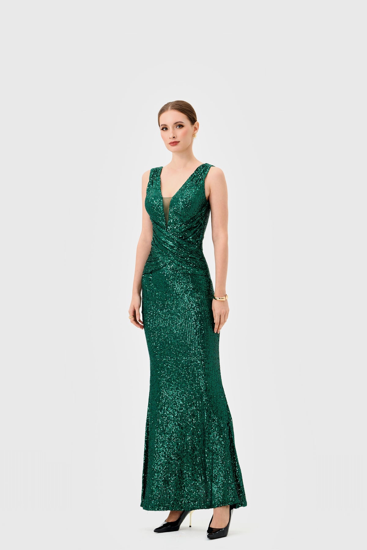 Paislee Sequin Maxi Gown - Dress - Bariano