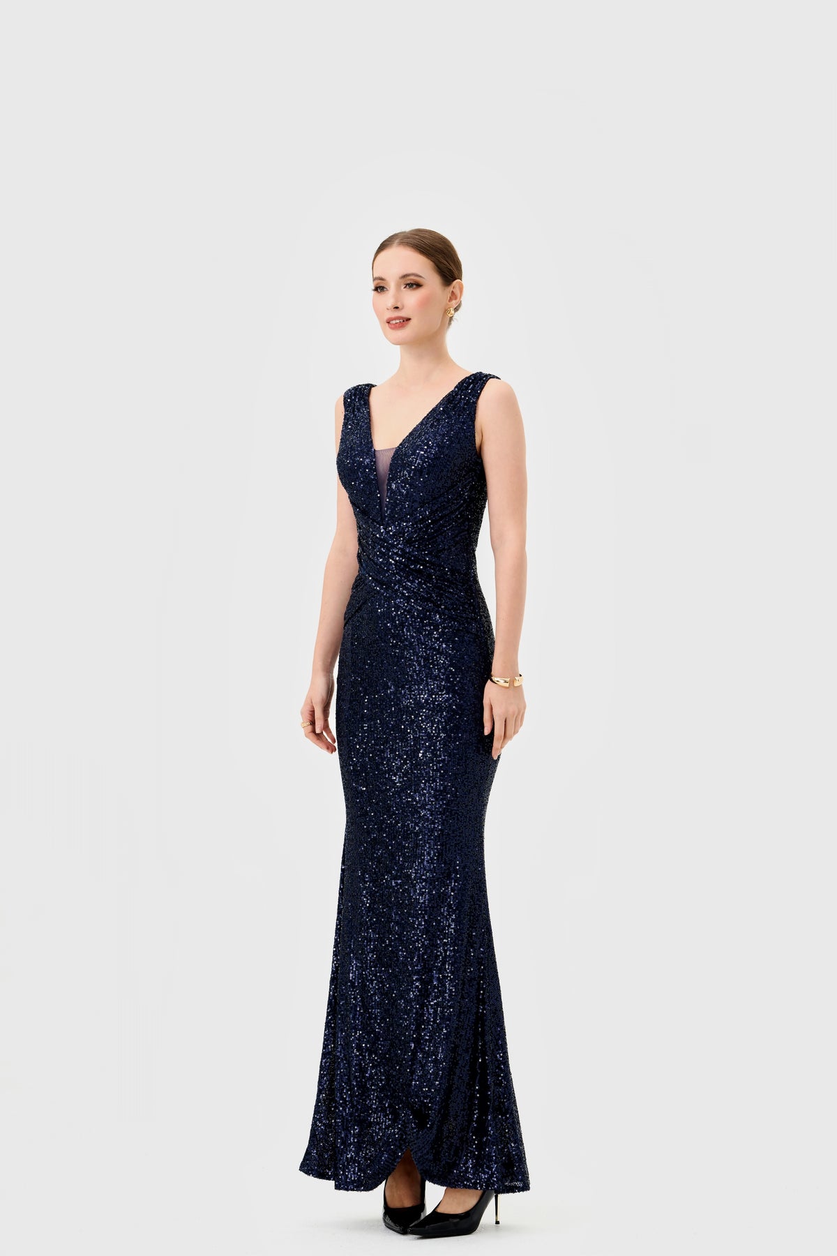 Paislee Sequin Maxi Gown - Dress - Bariano