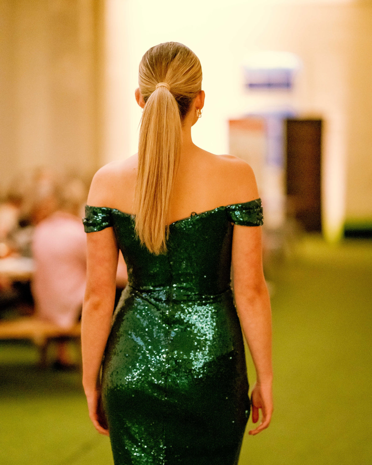 Joslyn Off Shoulder Ruffle Midi - Dress - Bariano