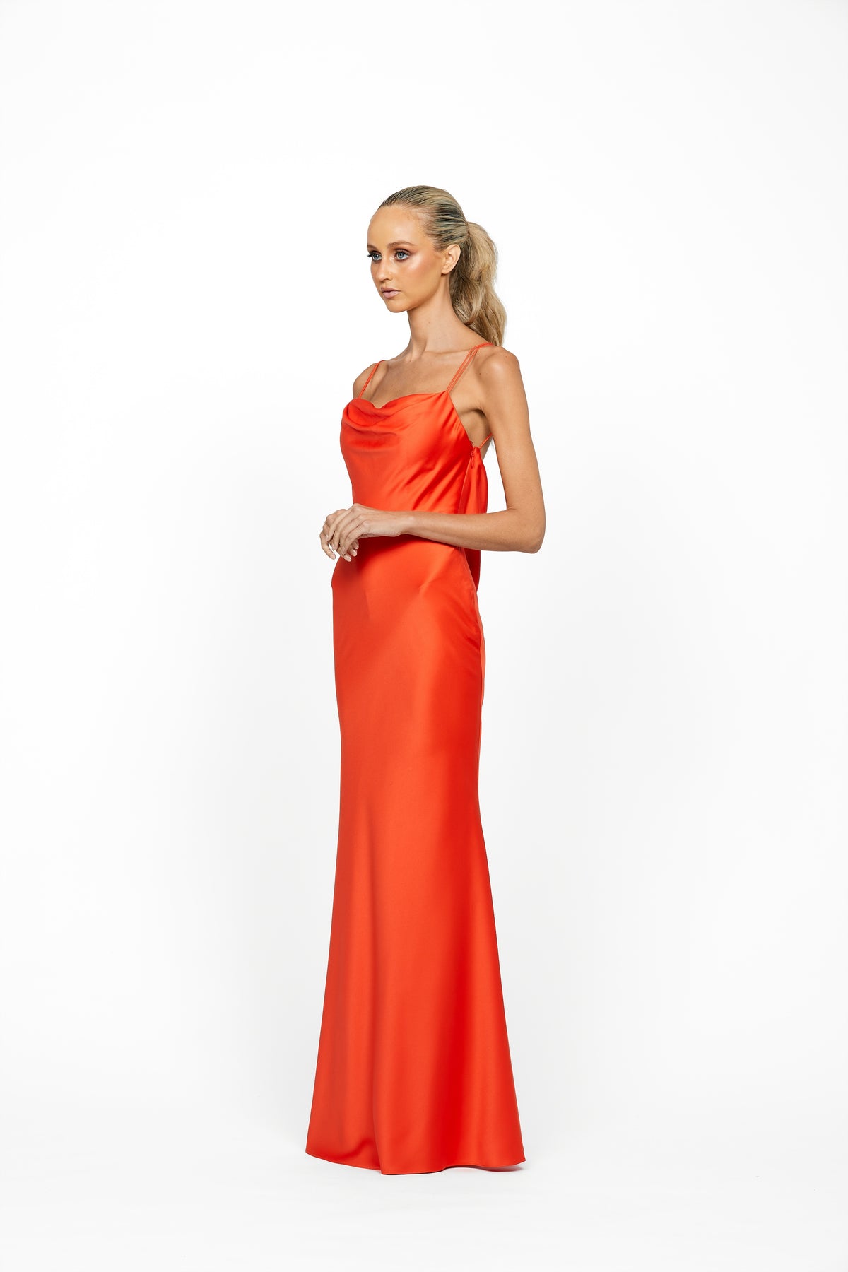 Lover Draped Cowl Gown - Dress - Bariano