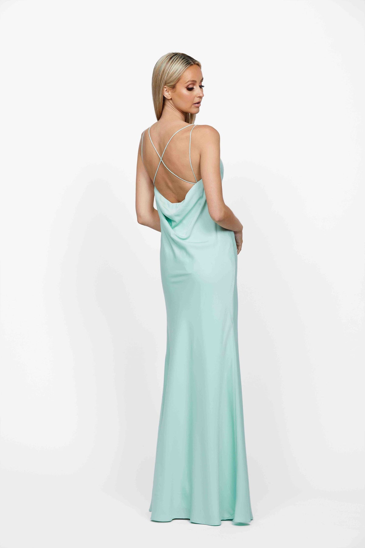 Lover Draped Cowl Gown - Dress - Bariano