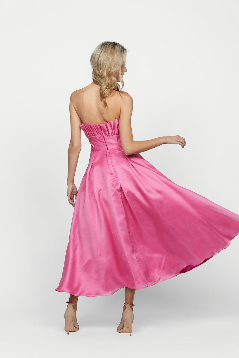 Farra Strapless Ruffle A-line - Dress - Bariano