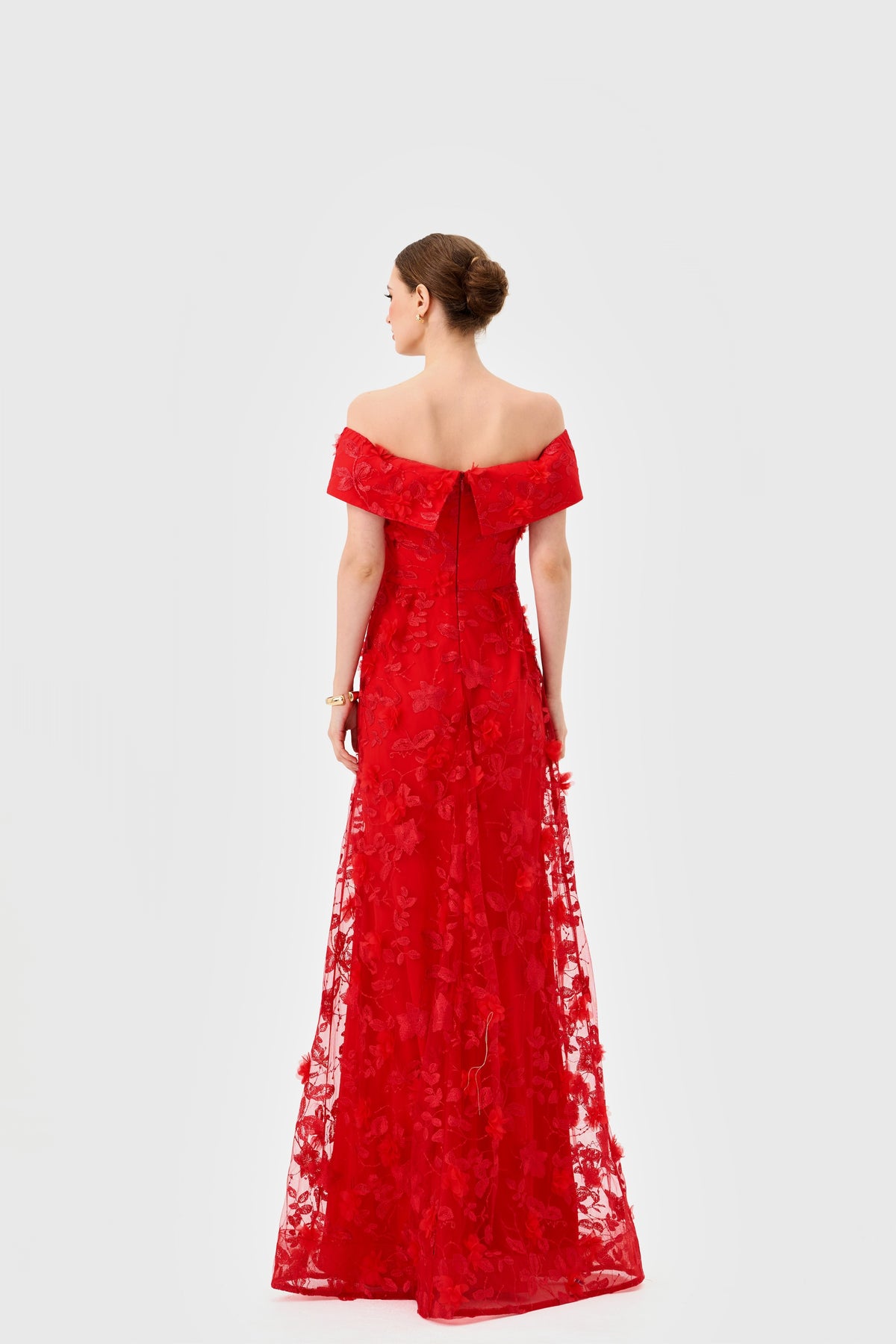 Edie Off Shoulder Gown - Dress - Bariano