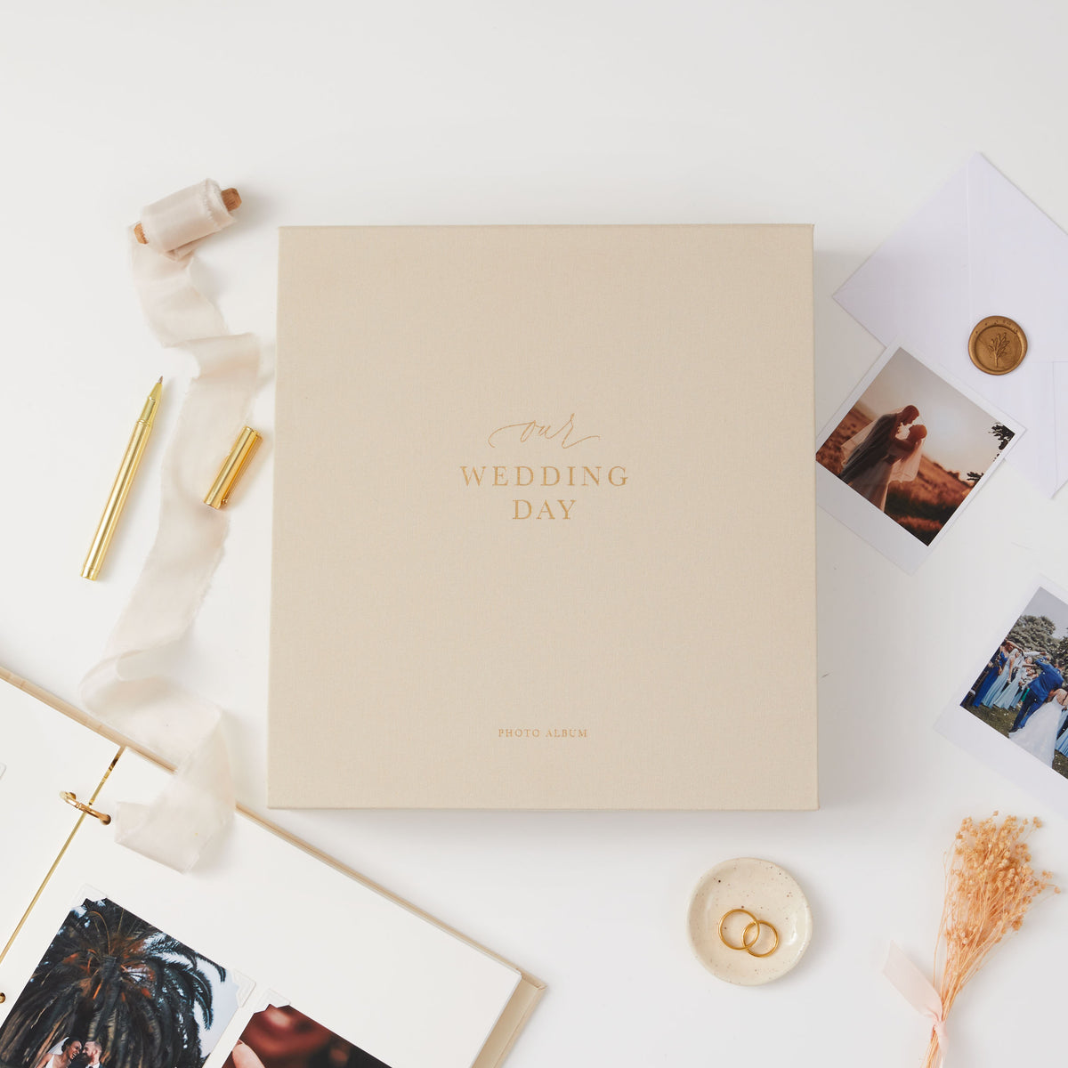 Our Wedding Day - Photo Album - Giftware - Blush and Gold