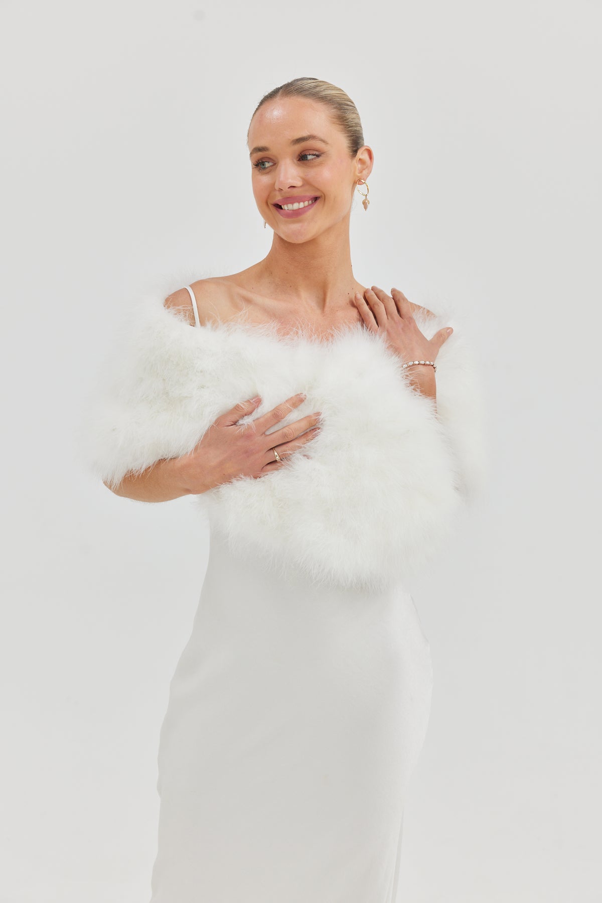 Lottie Wrap White - Accessory - Bubish