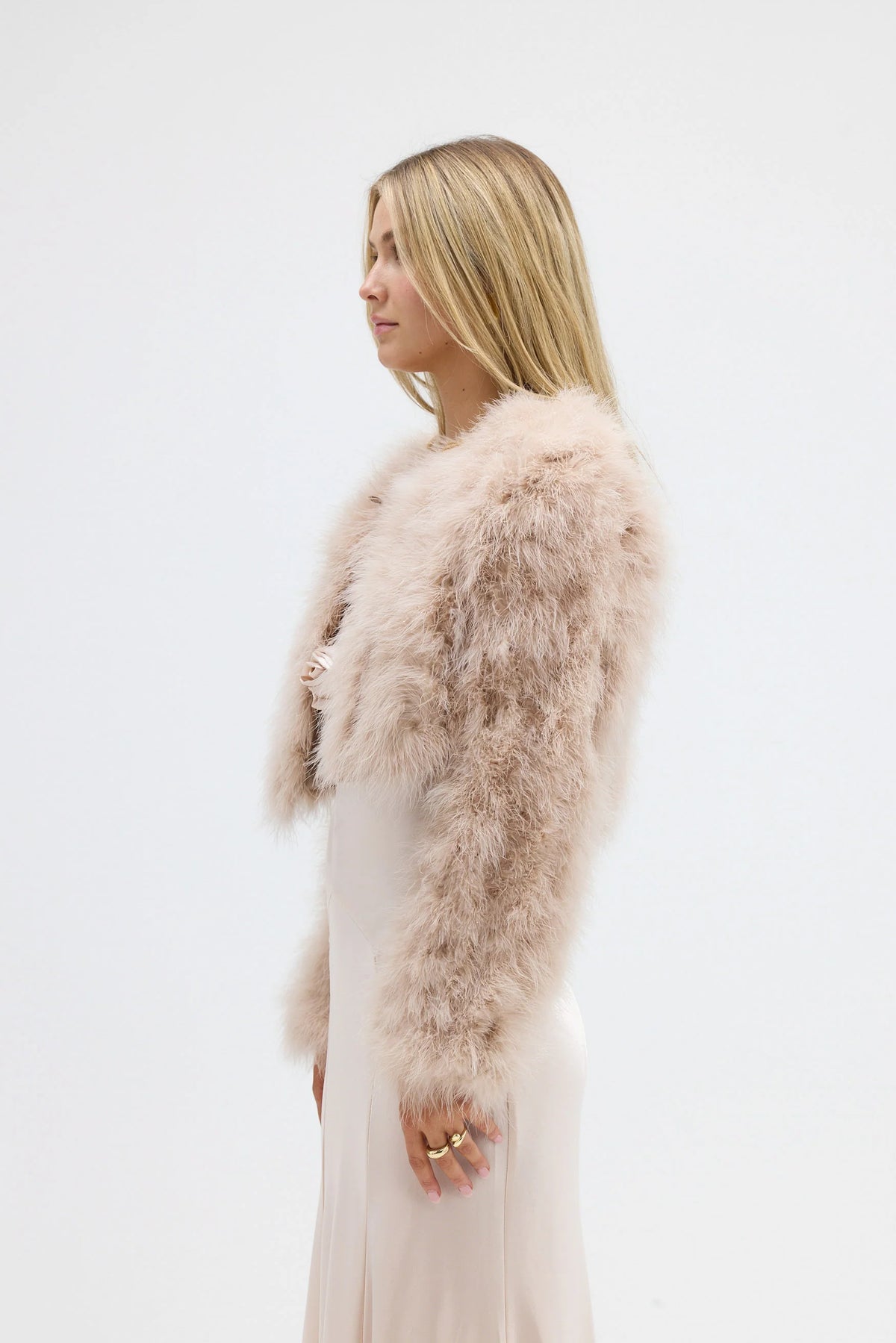 Manhattan Crop Jacket Crème Brulee