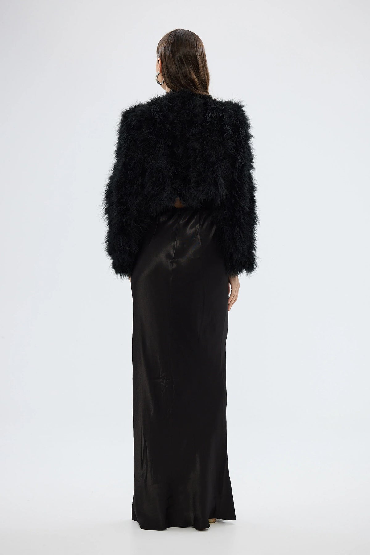 Manhattan Crop Jacket Black