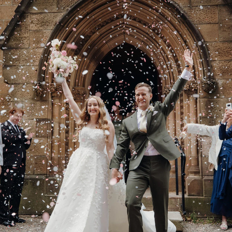 Biodegradable Confetti Canons - Circle - Giftware - The Whole Bride