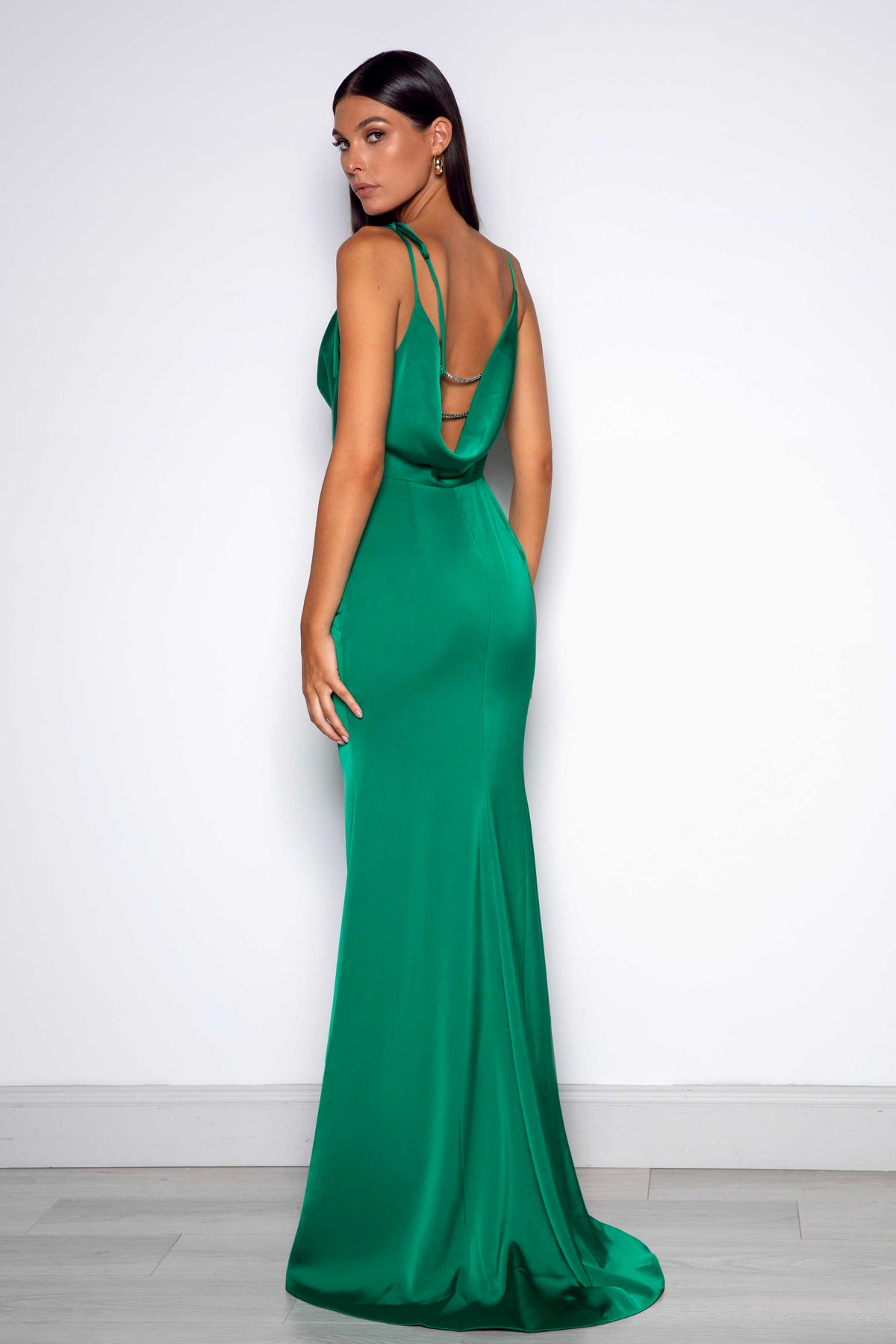 Rachel 14 Green - Dress - Elle Zeitounne