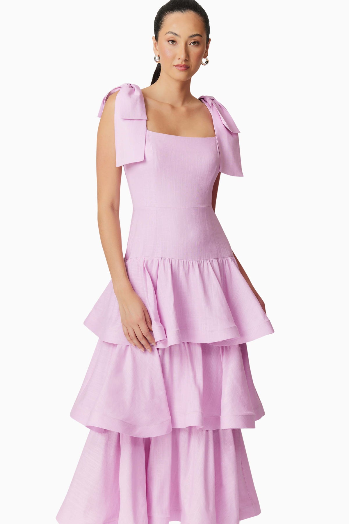Kara Tiered Maxi Dress Lilac - Dress - Elliatt