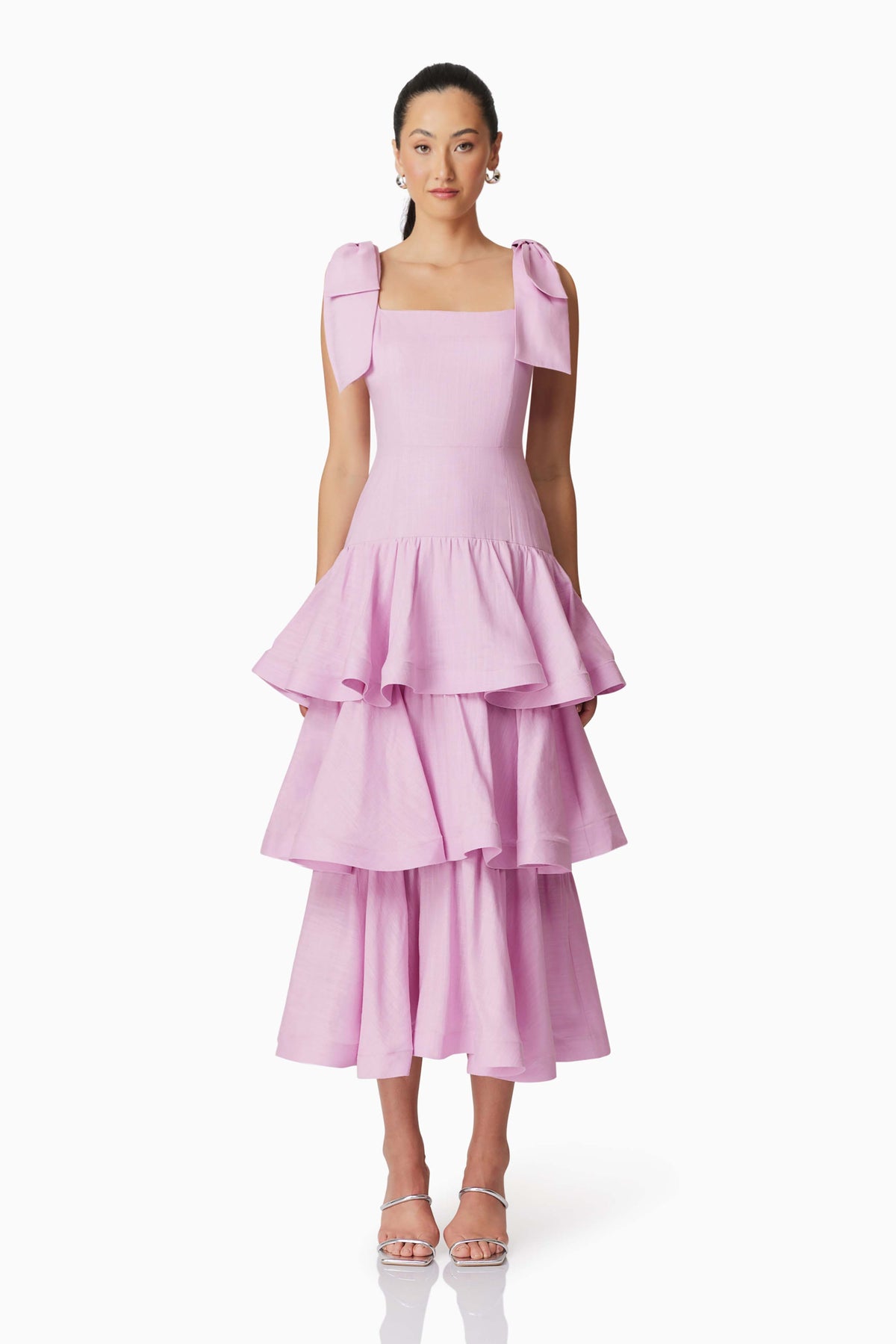 Kara Tiered Maxi Dress Lilac - Dress - Elliatt