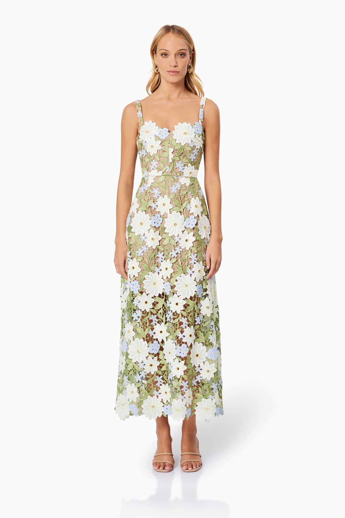 Flora Midi Dress - Dress - Elliatt