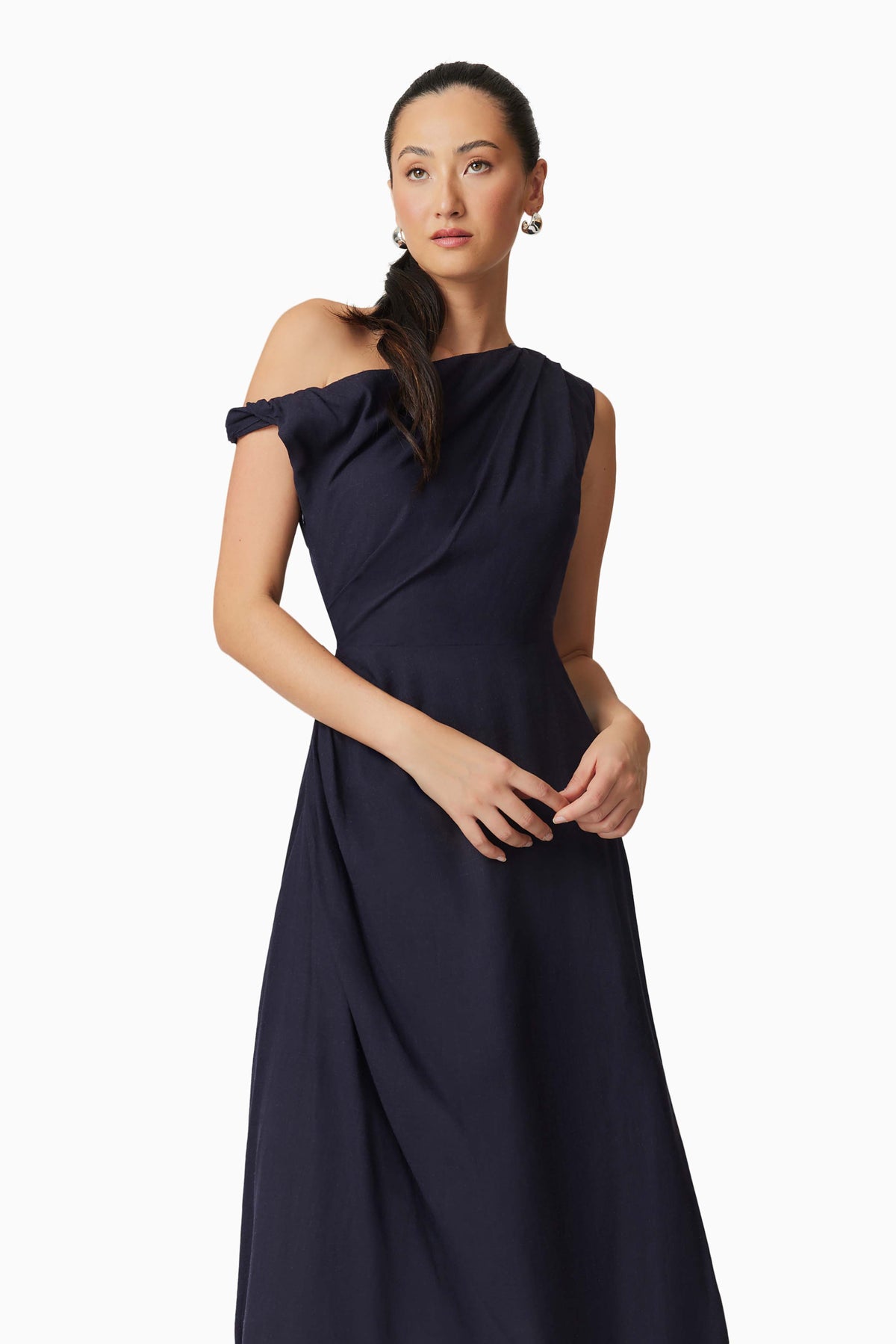 Kara Midi Navy - Dress - Elliatt