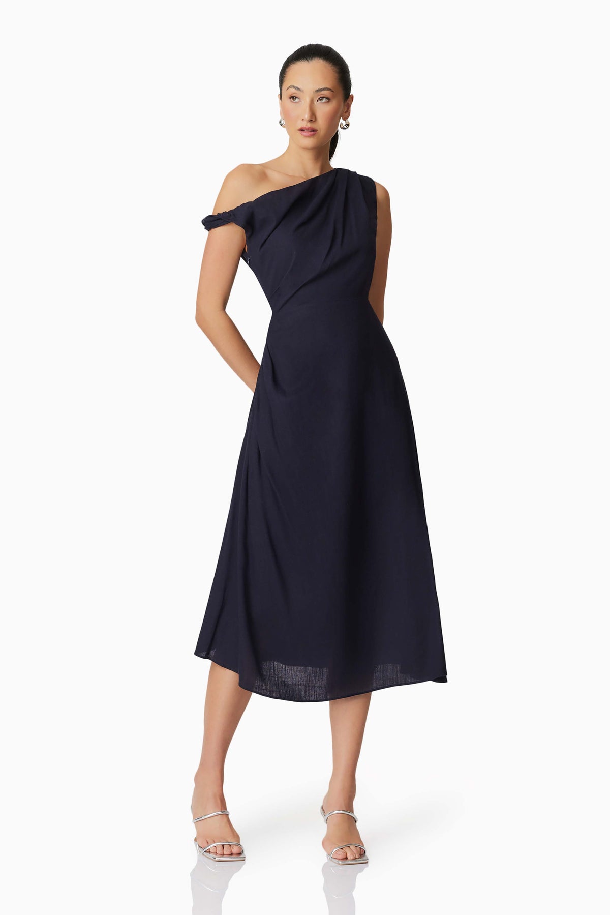 Kara Midi Navy Navy - Dress - Elliatt