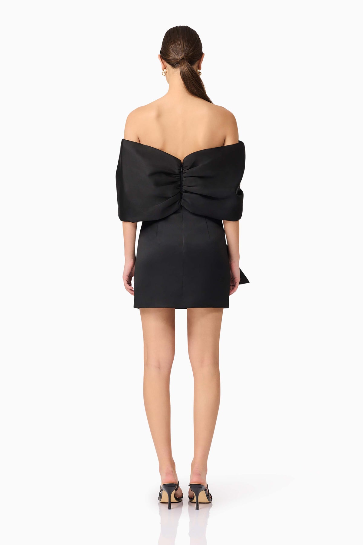 Dandelione Off the Shoulder Mini Dress Black - Dress - Elliatt