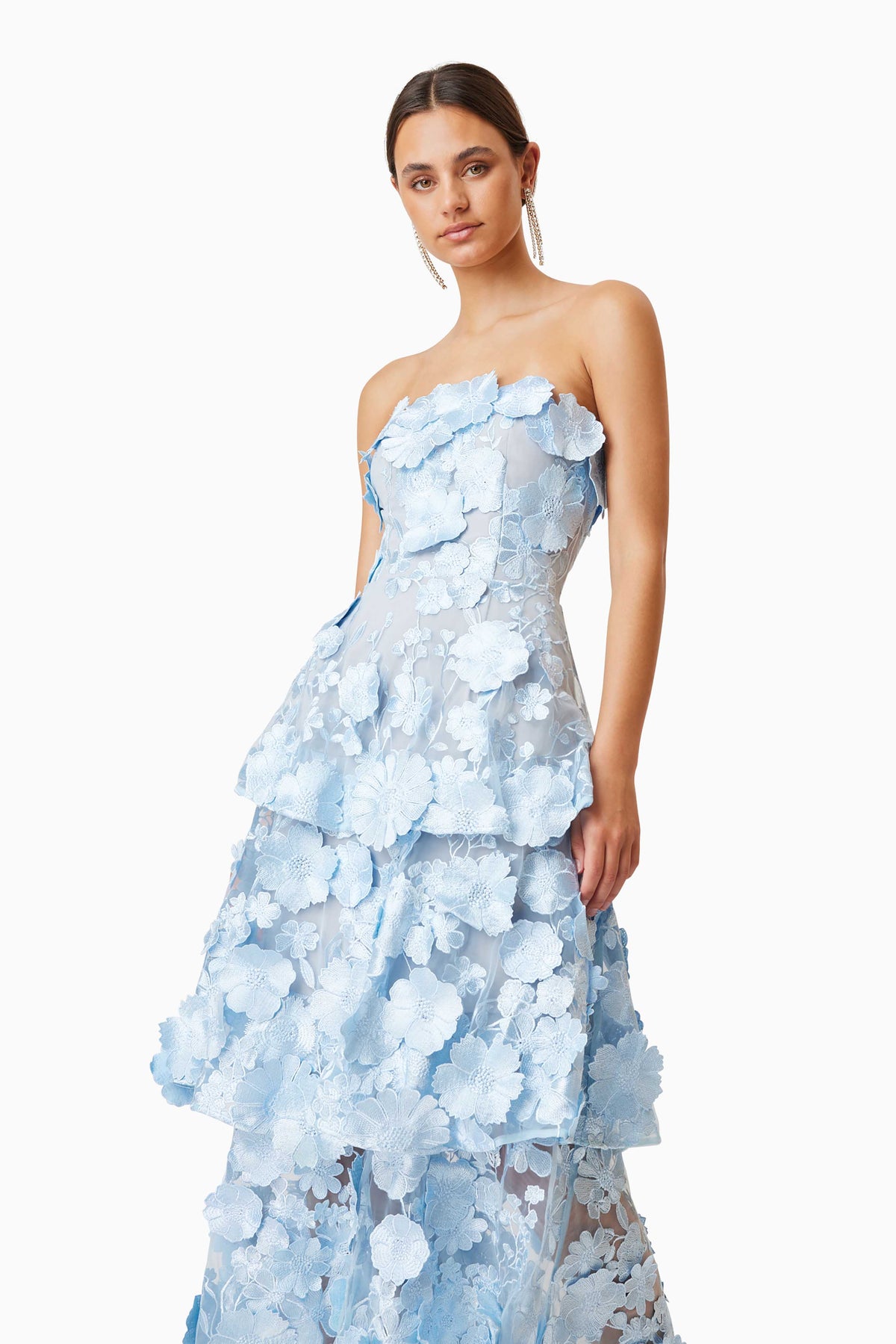 Selene Maxi Dress Blue - Dress - Elliatt